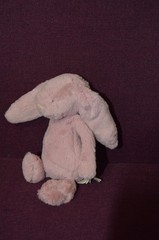 Jellycat Bashful Pink Rose Bunny Small Mini Plush Stuffed Animal 7” A6