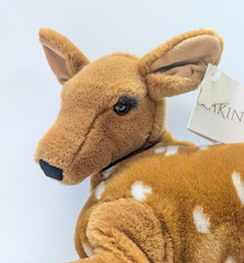 Dakin Huggables Natasha Deer Plush Stuffed Animal Spotted Fawn VTG Approx 18″