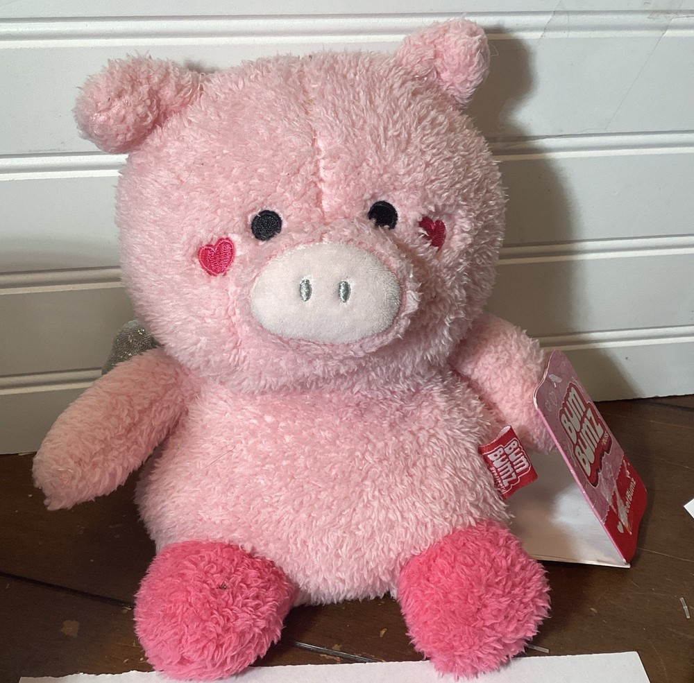 Bum Bumz NWT 4.5″ Pepper The Pig SweetBumz Cupid Stuffed Animal Plush Toy