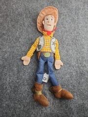 Disney Store Woody Plush Toy Story Stuffed Animal Sheriff Cowboy Doll 18″