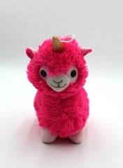 Peek-A-Boo Toys Soft Pink Llama Unicorn Llamacorn Plush Stuffed Animal Toy 10″
