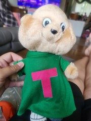 Vintage 1983 Theodore Chipmunk Plush 10″ Alvin And The Chipmunks Stuffed Toy