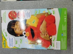 Sesame Street Elmo Tickle Me Talking Plush Toy Medium 14-24 In Red NIB