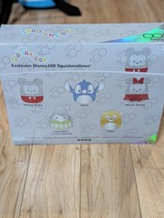 Disney 100 Squishmallows 5-Pack Box Set – Mickey, Minnie, Stitch, Simba, Tinker