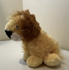 GANZ Webkinz Lion Plush Tan/Brown Washable Small 6-14in HM006