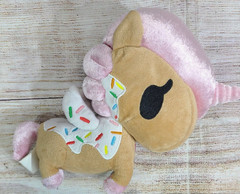 Tokidoki Plush Dolce Unicorno Stuffed Animal Toy Brown Pink 9″ Just Play