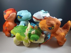 Welcome To Jurassic World Park 6-7” Plush Dinosaur Full Set of 5 Toy NWT