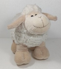 Sheep White Plush Stuffed Animal 11” Machine Washable