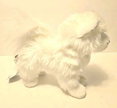 Douglas Cuddle Toy Phoebe White Pomsky Dog Plush Stuffed Animal Husky Realistic
