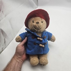 Rainbow Designs Paddington Bear Plush Stuffed Toy 12″Brown Blue Coat Red Hat