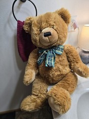 19″ 28″ Tan Golden Brown Stuffed Plush JCpenney JC Penney Holiday Xmas Bear