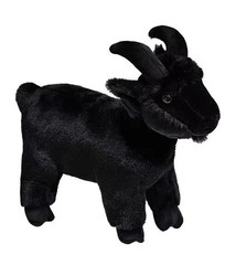 New Black Goat Plush Toy 12″ Stuffed Animal Toddler Doll Gift for Kids