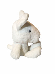 Target Bullseye Dog Puppy White Plush Stuffed Toy 14″