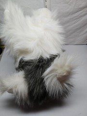 Vtg Yangjee Korea Realistic Old English Sheepdog Plush Stuffed Dog