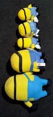 DESPICABLE ME MINIONS – Minions Plush Toys ×5 – Height 35cm-25cm-15cm×3 Minion