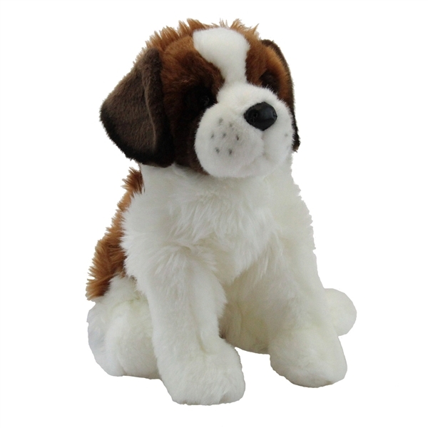 OMA Douglas plush 16″ long ST. BERNARD stuffed animal dog cuddle toy saint puppy