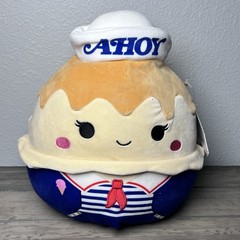 Squishmallows 2024 USS Butterscotch Stranger Things Scoops Ahoy 10″ w/ Hangtag