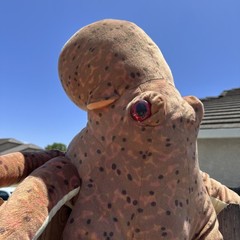 Wild Republic Cuddlekins Jumbo Octopus 30″ Inches Very Good Condition – See Pics