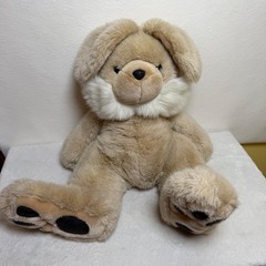 Mervyn’s FLOPPY FRIENDS Plush Large Bunny Rabbit Big Feet Vintage Made In Korea