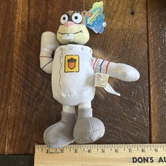 New with tag SpongeBob SquarePants Sandy Cheeks the Squirrel Plush 9″ Nanco 2003