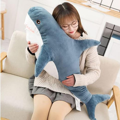 30 Inch Giant Shark Stuffed Animal Pillow, Soft Shark Toys Big Shark