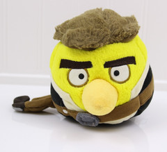 Rovio Angry Birds Star Wars Han Solo Bird Plush 5″ Lucasfilm Stuffed Toy