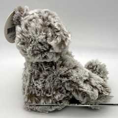 NWT Demdaco Giving Bear Feel Better Soon Brown Heather Teddy 9” Plush Toy