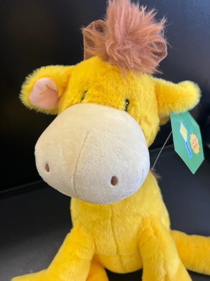14” Giraffe Stuffed Animal – Gigglescape™: Zoo Animal Theme, 1 Year+, 0.5 lbs