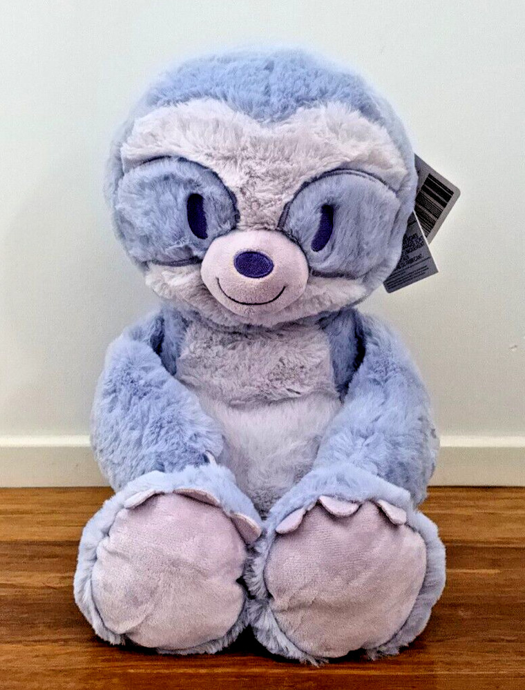 Build-A-Bear Heartwarming Hugs Purple Sloth with Weighted Red Heart 2024 Release