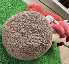 Jellycat Fungi Forager Squirrel Plush Red Stuffed Mushroom Backpack FNG2S Used