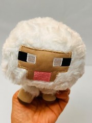 Minecraft Plush White Baby Sheep Stuffed Animal Character Toy 6″ Plushie BIN 6