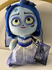 Jazwares Corpse Bride Emily Small Plush Toy 2023, Ages 3 Years & Up, 3-4, 4-7