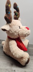 Hug Me Animated Reindeer Christmas Holiday Plush Sings Jingle Bell Rock