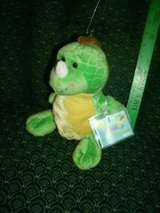 Ganz WEBKINZ * KEY LIME DINO * (HM185) new/unused tags ~ approximately 9″ ~Green
