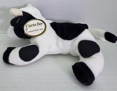 NEW Curto Toys Horizon Organic Milk Cow Plush 7″ Stuffed Animal Promo NWT