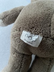 Brookstone N A P ~ Teddy Bear Plush Stuffed Animal Brown Cream Toy ~ 10″ ~ CUTE