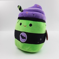 Squishmallows Stuffed Animal Zombie Milkshake Plush Toy Green Purple Age 3+