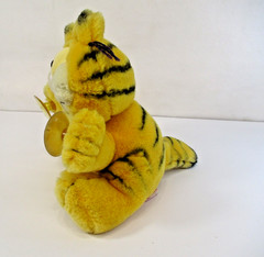 Vtg 1981 Garfield 7″ Plush “Stuck On You” Window Cling Dakin Stuffed Toy *Faded