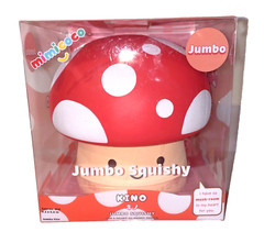 Mimicoco Kino Jumbo Squishy Mushroom Red Japanese Inspired Stress Relief Toy New