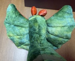 Giant Dilophosaurus Dinosaur 18” Stuffed Animal Hidden Toy Pouch Puppet MorisMos
