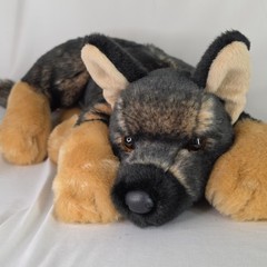 Douglas Cuddle Toys Mya German Shepherd GSD Plush Dog 13″ Laying Stuffed Animal
