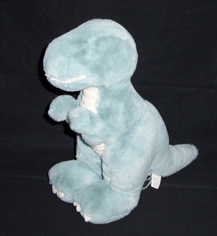 13″ First Impressions Green Dinosaur Ribbed Plush Stuffed Animal Soft Lovey Toy