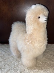 Shupaca Alpaca Plush 100% Handcrafted Real Fur EUC Made In Peru