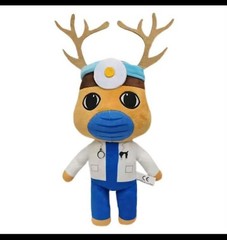 New Horror Animal Hospital Plush Toy Blue Dog Soft Stuffed Cartoon Doll…