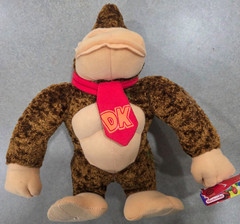 Vintage NINTENDO DONKEY KONG 12″ PLUSH KELLY TOYS 2004
