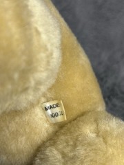 Vintage Golden Teddy Bear Hand Stitched Details 12”