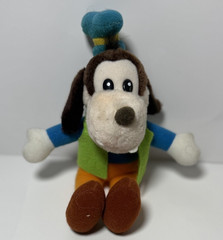Disney Goofy Small Plush Stuffed Animal Green Vest Blue Hat 1998 Vintage