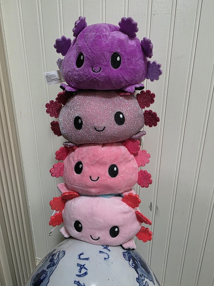 Squishmallows Axolotl Reversible Plush Multicolor Small SQAX-2023