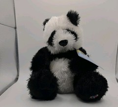 Webkinz Panda Bear with Code Stuffed Animal Beanie Plush Toy 7” by GANZ