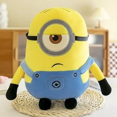 Minions Bob & Stuart Yellow Plush Toys Soft Stuffed Doll Christmas Gift